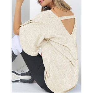 FINAL PRICE Heather Oatmeal Knit Top